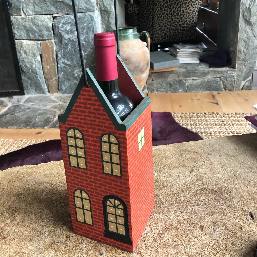 Wood wine caddy